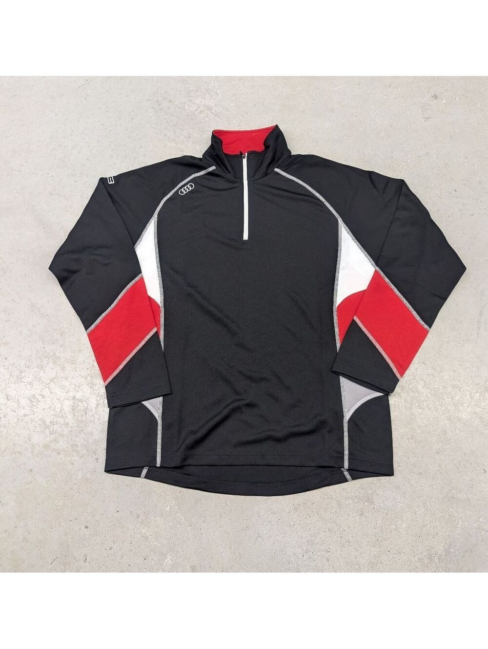 Vintage Y2K Audi A3 Promo Quarter Zip Long Sleeve Shirt